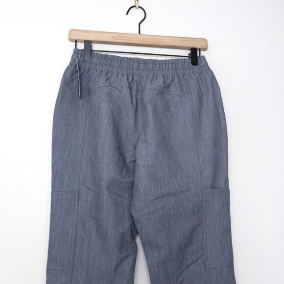 [SET] NWT Jaanuu 3-Pocket Scrub Top S Heathered Grey Slim 8 Pocket Cargo Pant XS - Picture 14 of 14